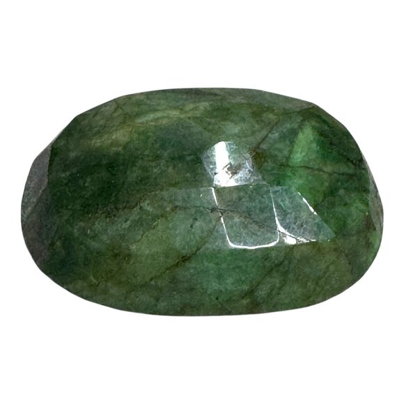 Natural Emerald Gemstone Oval Cut 79.1grams 58x40x26mm 397 Carats Extra Large - Picture 3 of 11